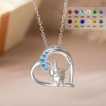 Embrace Tender Moments – Highland Cow Heart Necklace – For the Woman Who Cherishes Love and Nature - Image 3