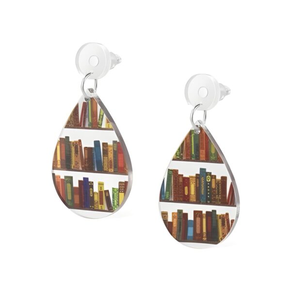 Charming Book Nook Earrings for literature lovers