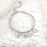 Embrace Every Bloom – Custom Birth Flower Charm Bracelet – A Heartfelt Treasure for Her Special Day - Image 3