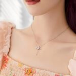 Embrace Love and Protection – Angel Wing Heart Necklace with Birthstone – A Cherished Treasure for Her Special Moments - Image 7