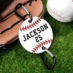 Carry Your Game – Custom Round Acrylic Bag Tag – For Players and Sports Lovers Alike - Image 3