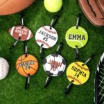 Carry Your Game – Custom Round Acrylic Bag Tag – For Players and Sports Lovers Alike - Image 4