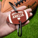 Carry Your Game – Custom Round Acrylic Bag Tag – For Players and Sports Lovers Alike - Image 6