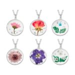 Embrace Your Birth Month's Bloom – Custom Dried Flower Resin Necklace – A Timeless Treasure for Her - Image 10