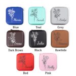 Carry Her Story – Birth Flower Jewelry Travel Case – A Cherished Keepsake for Women on Life’s Special Journeys - Image 6