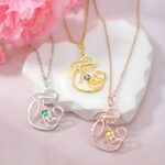 Embrace a Mother's Love – Birthstone Necklace Celebrating the Bond of Mom and Child – A Treasure for Her Special Day - Image 4