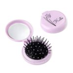 Embrace Your Beauty – Custom Birthflower Compact Mirror Comb – A Thoughtful Keepsake for Her - Image 6