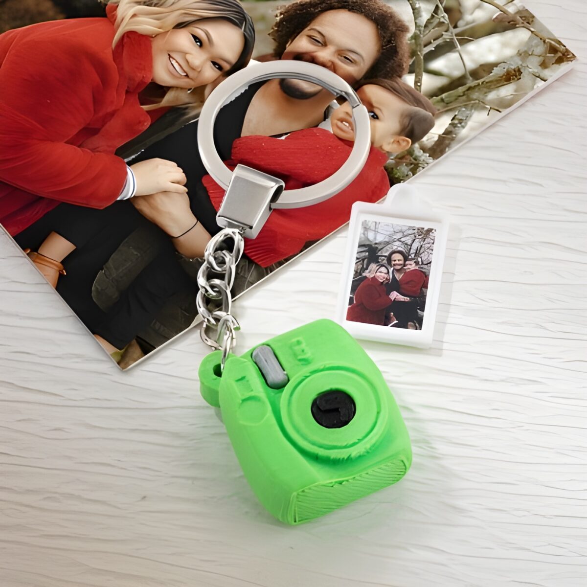 Mini retro camera keychain for cherished memories