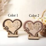 Embrace Family Love – Heart-Shaped Wooden Name Puzzle – A Cherished Keepsake for Mom, Grandma, or Wife - Image 6
