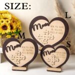 Embrace Family Love – Heart-Shaped Wooden Name Puzzle – A Cherished Keepsake for Mom, Grandma, or Wife - Image 7