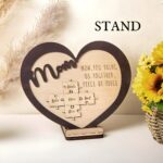 Embrace Family Love – Heart-Shaped Wooden Name Puzzle – A Cherished Keepsake for Mom, Grandma, or Wife - Image 8