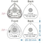 Carry Their Spirit Close – Ouija Planchette Pet ID Tag – For Cherished Cats & Tiny Dogs - Image 10