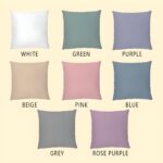 Embrace Family Love – Custom Garden Pillow Cover with Grandkids' Names and Birth Flowers – A Heartfelt Tribute for Grandma - Image 8