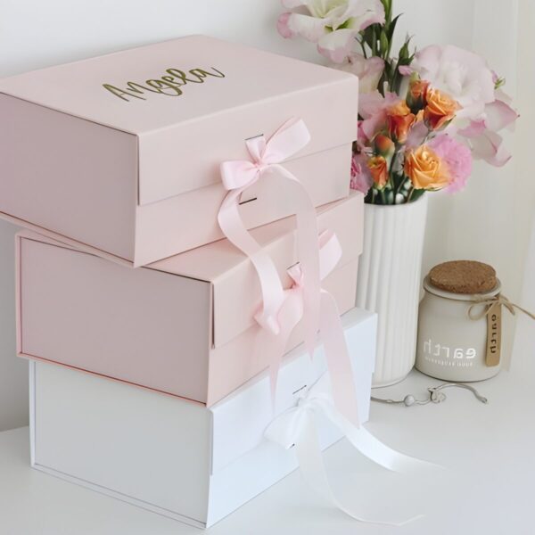 Custom name gift box for bridesmaids proposal