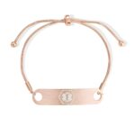 Custom medical alert ID bracelet for safety and style