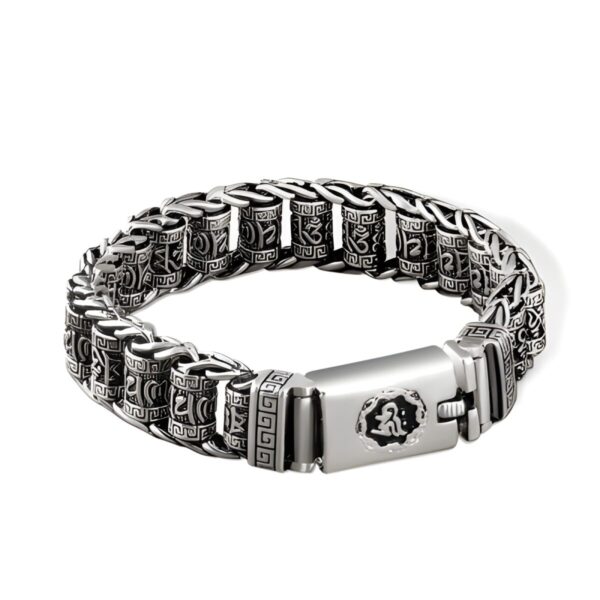 Prayer Wheel Spinner Bracelet for Men seeking peace