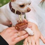 Carry Your Love Together – Custom Initial Leather Ring Bearer Pouch for Your Beloved Dog on Wedding Day - Image 6