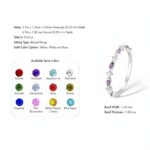 Embrace Every Moment – Custom Birthstone Marquise Ring – A Timeless Treasure for Her Special Day - Image 8