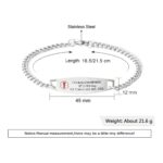 Carry Peace of Mind – Engraved Medical Alert Bracelet – For Those Who Value Safety Every Day - Image 2