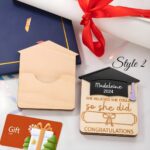 Embrace New Beginnings – Wooden Graduation Card Holder – For Cherished Graduates and Proud Families - Image 3