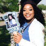 Celebrate Your Journey – Custom Graduation Face Fan with Wooden Handle – A Cherished Keepsake for the Class of 2023 - Image 3