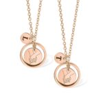 Forever Linked – Hand-in-Hand Sister Necklace Set – A Timeless Embrace for Daughters and Granddaughters - Image 2