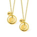 Forever Linked – Hand-in-Hand Sister Necklace Set – A Timeless Embrace for Daughters and Granddaughters - Image 3