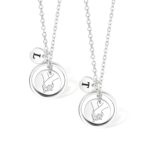 Sister necklace set gift symbolizing love