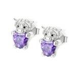 Embrace Heritage and Heart – Birthstone Highland Cow Stud Earrings – A Cherished Gift for Women and Girls - Image 12