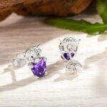 Embrace Heritage and Heart – Birthstone Highland Cow Stud Earrings – A Cherished Gift for Women and Girls - Image 5