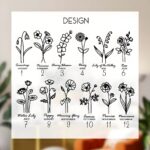 Carry Your Story – Birth Flower Velvet Jewelry Travel Case – A Cherished Keepsake for Her Special Moments - Image 3