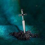 Embrace Your Edge – Custom Birthstone Sword Ear Jackets – For Bold Souls Who Dare to Shine - Image 3