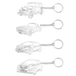 Custom car model keychain for car enthusiasts