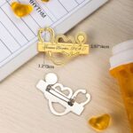 Celebrate Your Journey – Custom Stethoscope Graduation Pin – For Medical Students and Healthcare Heroes - Image 5