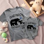 Celebrate First Fatherhood – Daddy & Baby Bear Matching Shirt Set – For New Dads and Their Little Cubs - Image 6
