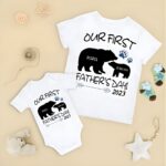 Celebrate First Fatherhood – Daddy & Baby Bear Matching Shirt Set – For New Dads and Their Little Cubs - Image 7