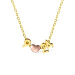 Carry Your Special Number Close – Custom Number & Heart Pendant Necklace – A Tender Gift for Her Most Cherished Moments - Image 2