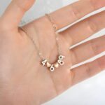 Carry Your Special Number Close – Custom Number & Heart Pendant Necklace – A Tender Gift for Her Most Cherished Moments - Image 6