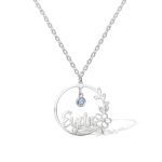 Embrace Her Story – Birthstone & Birth Flower Name Necklace – A Cherished Keepsake for Mom, Bridesmaids, and Friends - Image 7