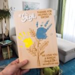 Celebrate Growth and Love – Handprint Memory Sign – For Cherished Moms and Mentors - Image 3