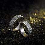 Embrace Eternal Harmony – Handmade Sterling Silver Sun & Moon Couple Rings – For Lovers United by Promise - Image 4