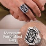 Carry His Story – Custom Double Initial Flip Signet Ring – A Meaningful Gift for Him or Dad - Image 7