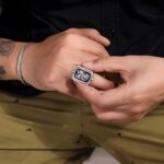 Carry His Story – Custom Double Initial Flip Signet Ring – A Meaningful Gift for Him or Dad - Image 9