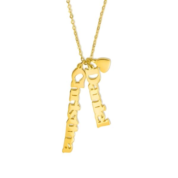 Personalized name charm necklace for heartfelt moments