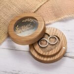 Hold Your Forever – Handcrafted Wooden Wedding Ring Box – For Lovers and Newlyweds - Image 3