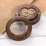 Hold Your Forever – Handcrafted Wooden Wedding Ring Box – For Lovers and Newlyweds - Image 4