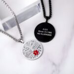 Carry Their Care Close – Engraved Medical Alert Necklace with Family Tree – For Cherished Loved Ones in Every Moment - Image 3