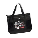 Carry the Spirit of the Game – Custom Name Baseball & Softball Mom Tote Bag – For Every Proud Mom's Everyday Adventures - Image 3