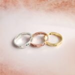 Embrace Nature's Grace – Custom Birth Flower Ring with Name – A Cherished Keepsake for Her - Image 2