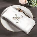 Embrace Elegance – Floral Monogram Linen Napkin – A Cherished Touch for Weddings & Mother's Day - Image 2